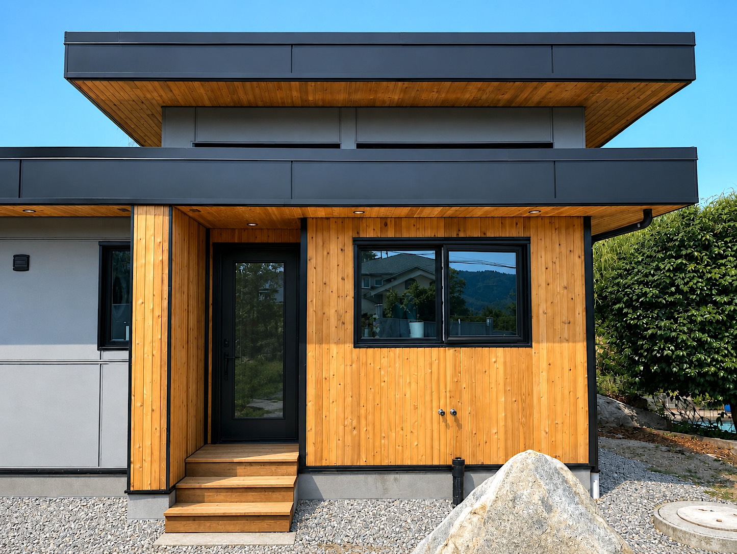 Custom modular residential home, Deep Cove, BC